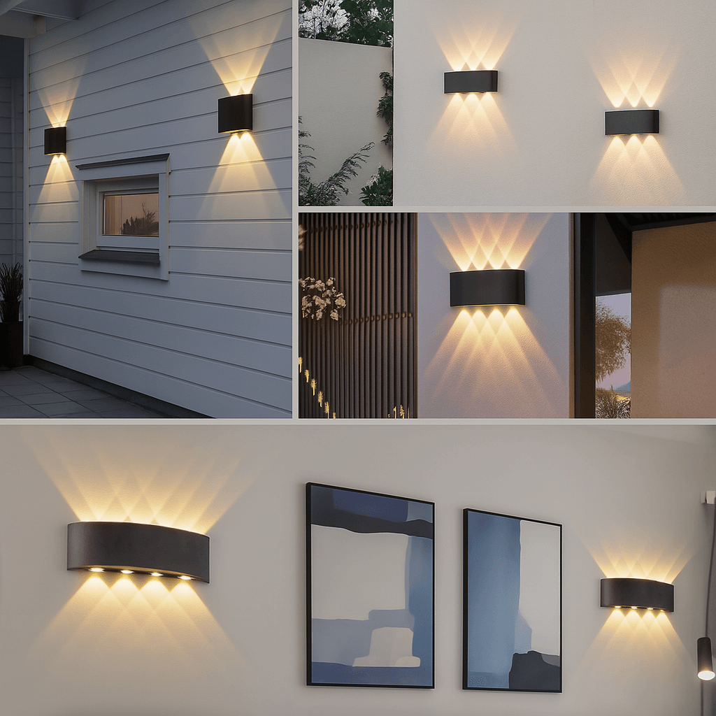 Arandela de Parede Externa LED à Prova d’Água – Casare