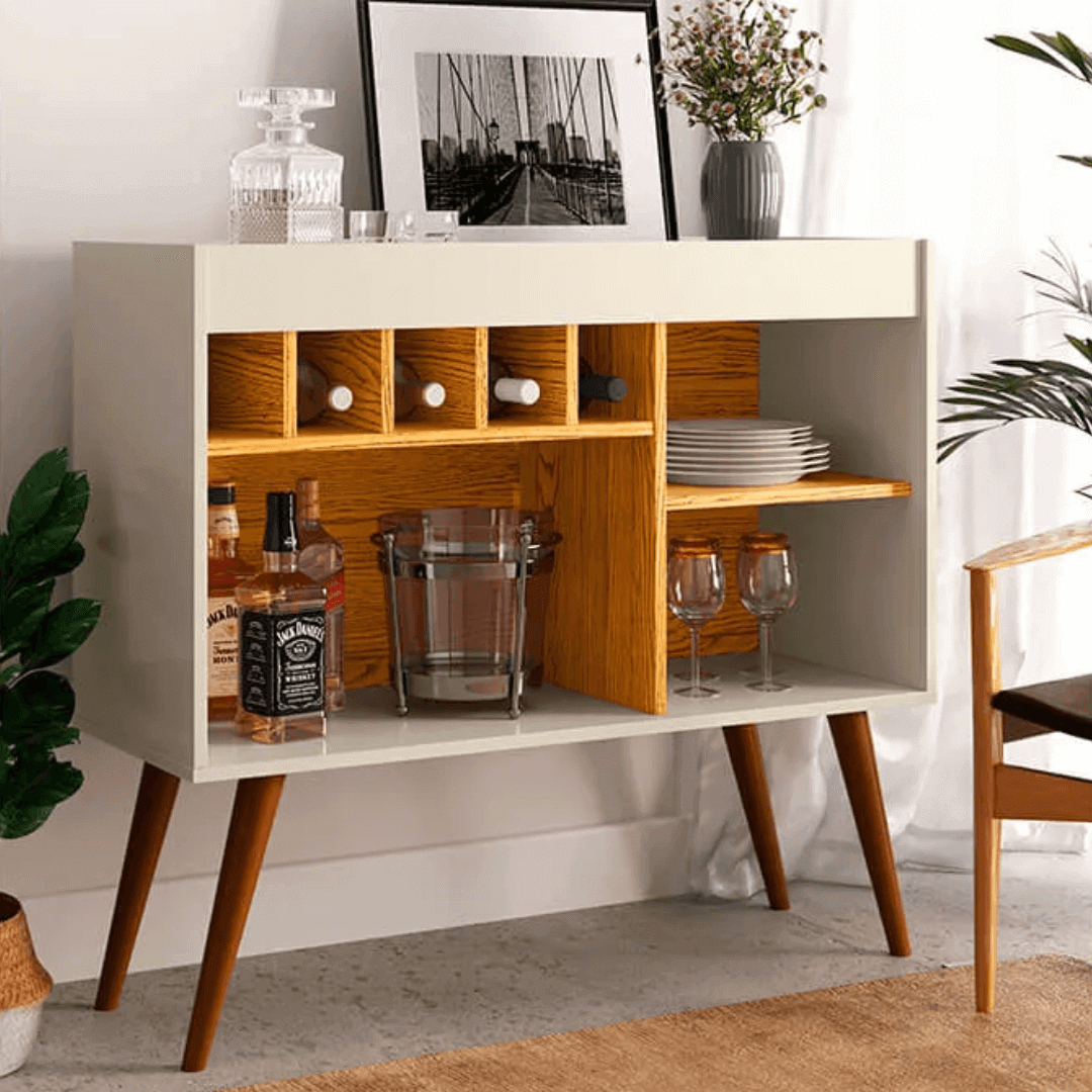 Aparador adega bar New Odin off/nature