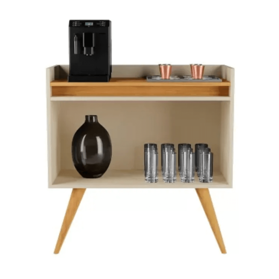 Aparador Buffet 2 Portas Gold Perola com Mel - Rede Móveis