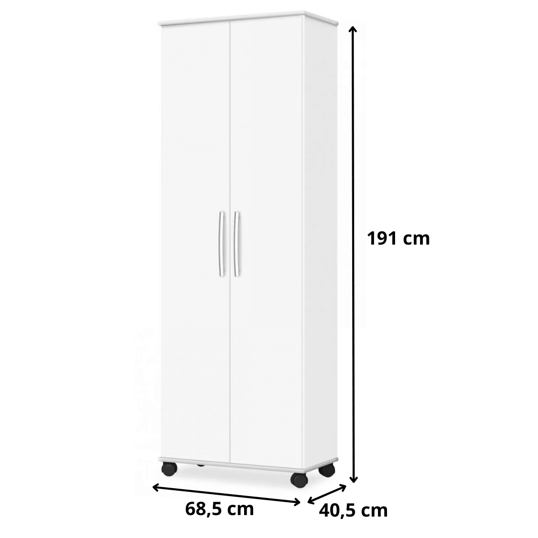 Armário Lavanderia Nápoles Branco