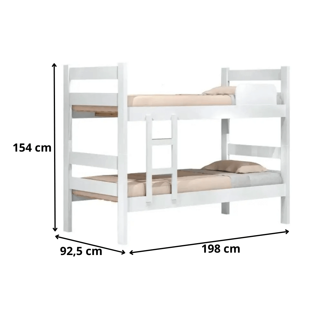 Beliche Solteiro Prisma Plus Branco - Rede Móveis