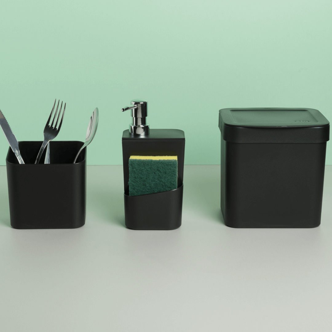 Lixeira Trium 4,7 Litros Preta