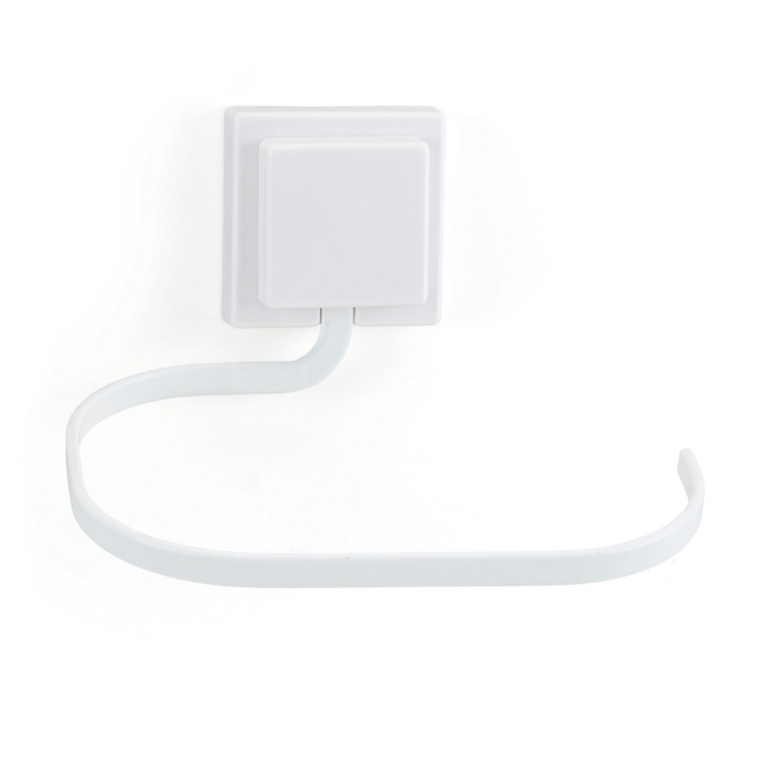 Porta Toalha de Rosto e Mãos Aço Piatina 3M Branco