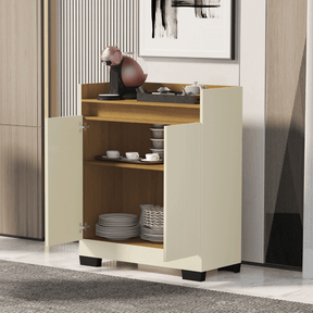 Aparador Buffet 2 Portas Real Perola com Mel