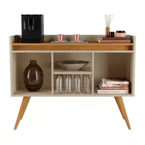 Aparador Buffet 3 Portas Gold Perola com Mel - Rede Móveis