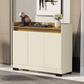 Aparador Buffet 3 Portas Real Perola com Mel