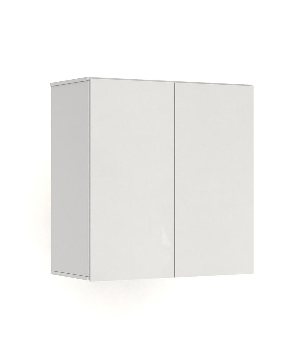 Armário Aéreo 2 Portas Suspenso Para Quarto Cozinha Sala Branco - Rede Móveis