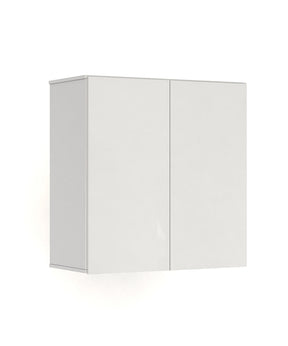 Armário Aéreo 2 Portas Suspenso Para Quarto Cozinha Sala Branco - Rede Móveis