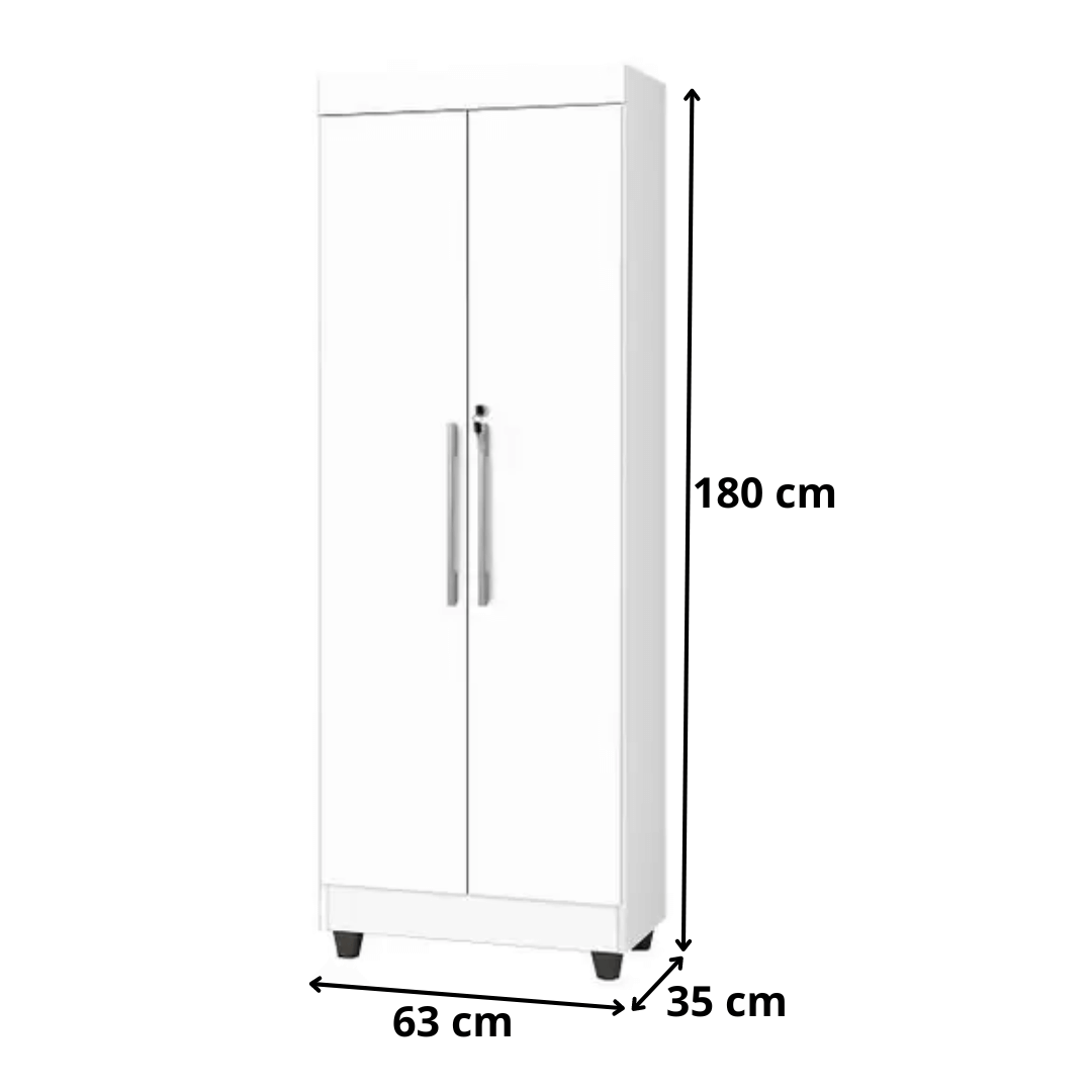 Armário Multiuso Texas Cor Branca