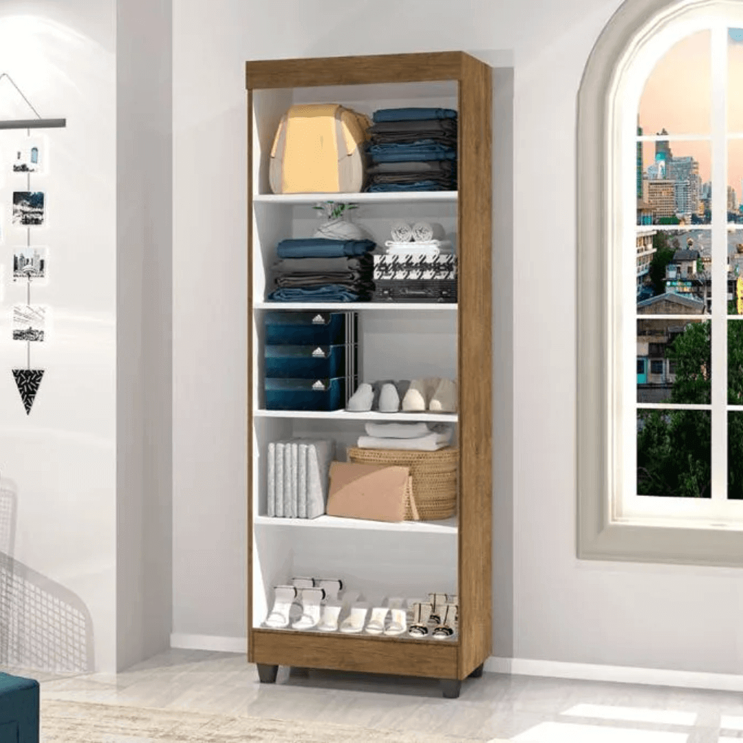 Armário Multiuso Texas Cor Ferrara