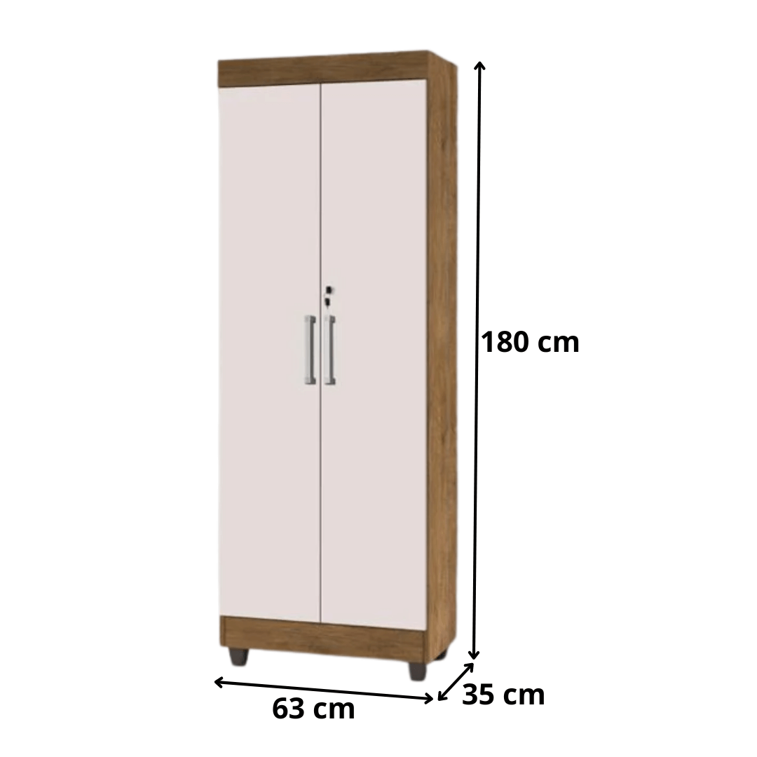 Armário Multiuso Texas Cor Off White