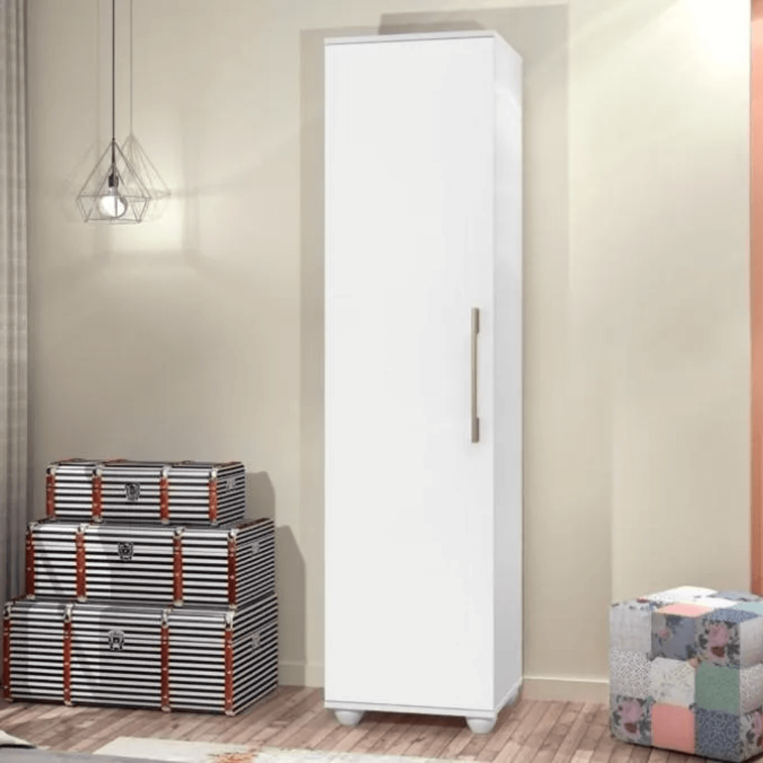 Armário Organizador Multiuso 1 Porta Sofia Branco - Rede Móveis