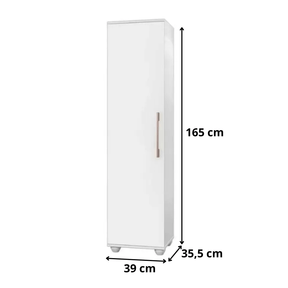 Armário Organizador Multiuso 1 Porta Sofia Branco - Rede Móveis