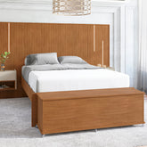 Baú Banco Organizador 1 Porta Luca MDP/MDF Cedro - Rede Móveis