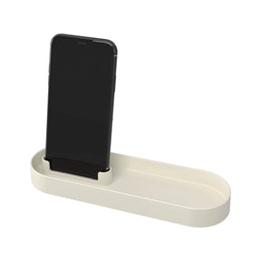 Bandeja para Banheiro com Porta Celular Serene Bege