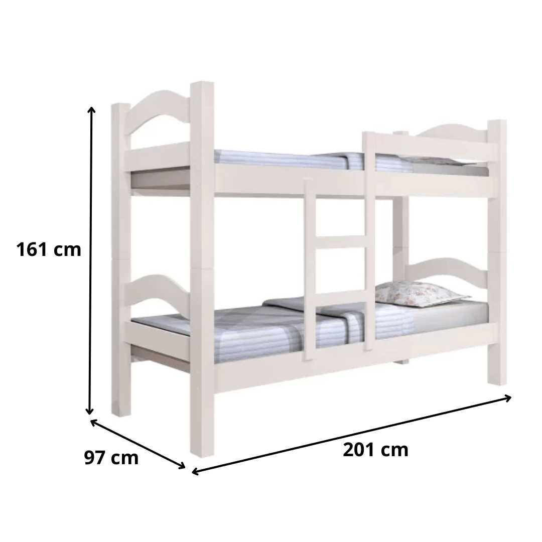 Beliche Solteiro Absolut Plus Branco- Rede Móveis
