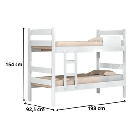 Beliche Solteiro Prisma Plus Branco - Rede Móveis