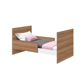 Berço Americano Mini Cama 3 em 1 Bebê Infantil Katatau Branco/Mezzo - Rede Móveis