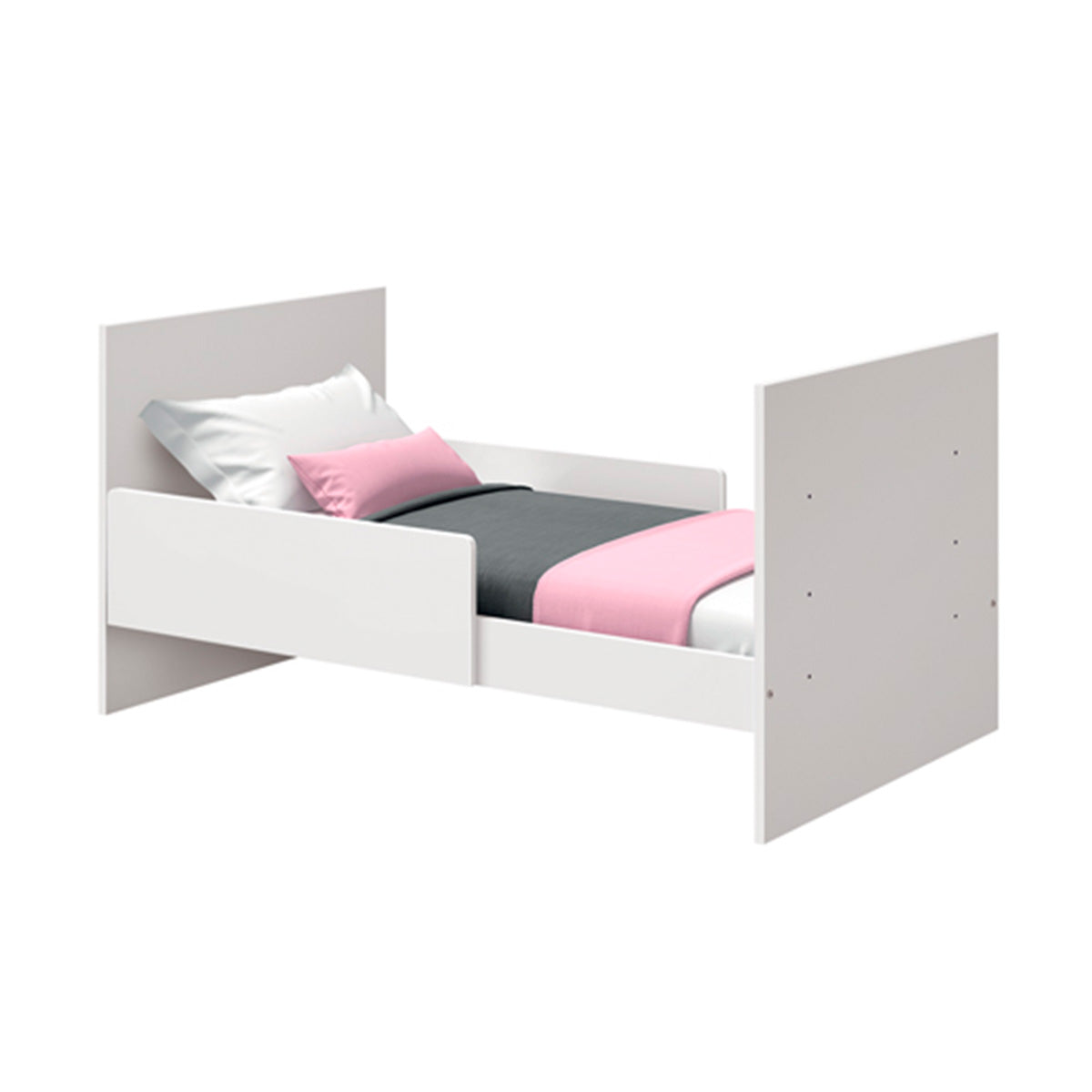 Berço Americano Mini Cama 3 em 1 Bebê Infantil Katatau Branco - Rede Móveis