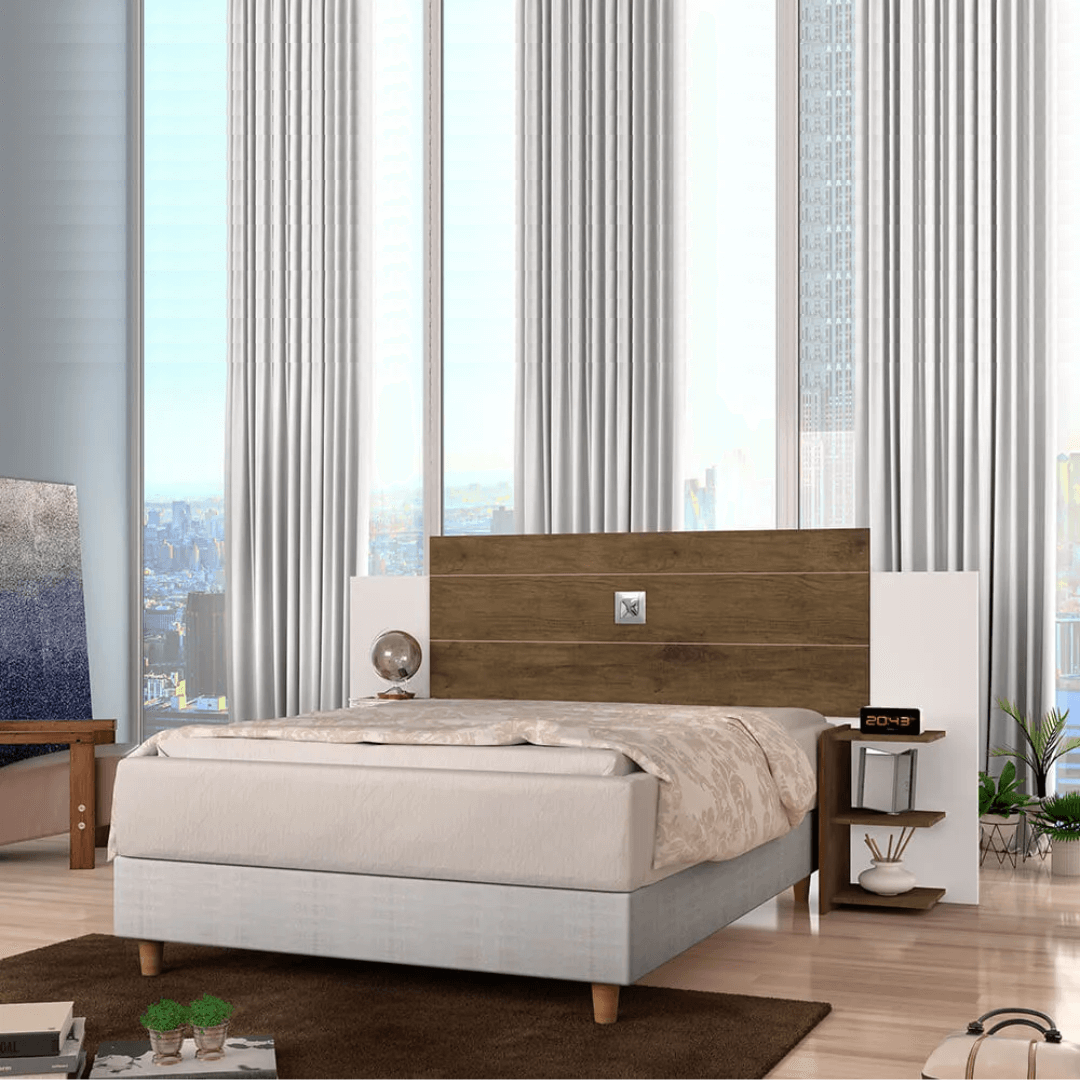 Cabeceira box Acapulco jequitibá off white