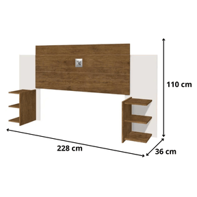 Cabeceira box Acapulco jequitibá off white