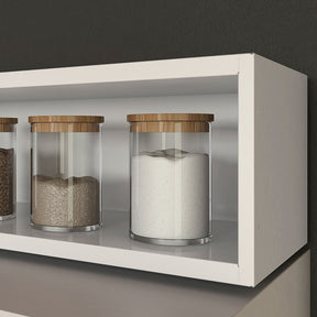 Cozinha Compacta 3 Peças Aço Rose Itatiaia 07 Portas Branco - Rede Móveis