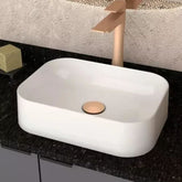 Cuba De Sobrepor para lavabo E Banheiro Quadrada Madri - Rede Móveis