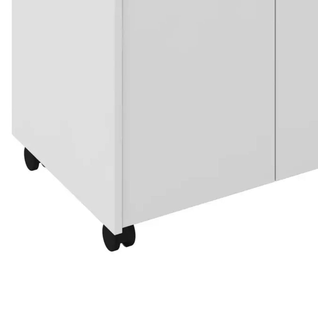 Gabinete Armário de Banheiro Pia de Coluna Eccos Branco - Rede Móveis