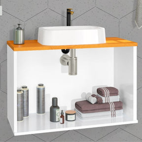 Gabinete Para Banheiro 2 Portas Madri Com Cuba - Rede Móveis