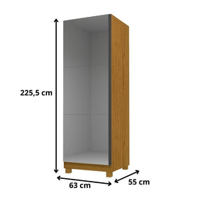 Sapateira Espelhada Para 40 Pares 1 Porta Gold Naturale - Rede Móveis