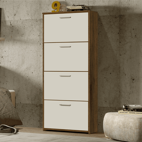 Sapateira Organizadora 4 Gavetas Carol Jequitiba com Offwhite