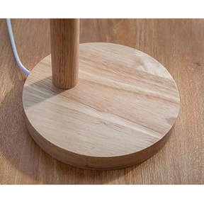 Luminária Arco Nórdico Articulado em Madeira