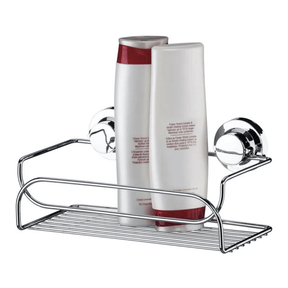 Suporte Cesto Multiuso Fixação por Ventosa Cromado