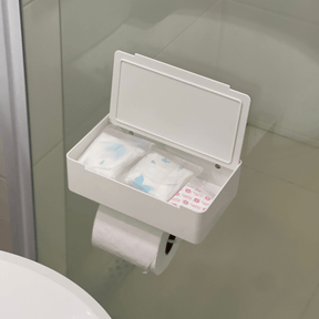 Suporte Papel Higiênico com Porta Objetos 3M Branco