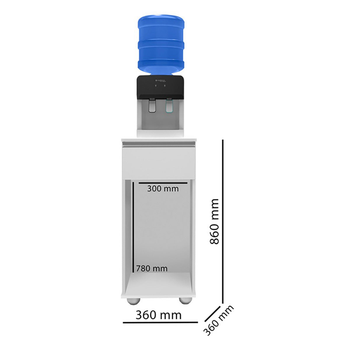 Suporte Bebedouro Alaska Branco